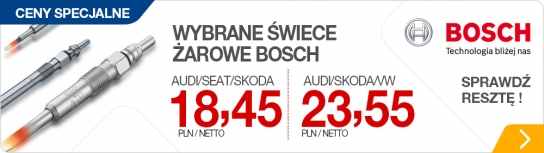 Bosch świece żarowe - ceny specjalne Bosch świece żarowe - ceny specjalne