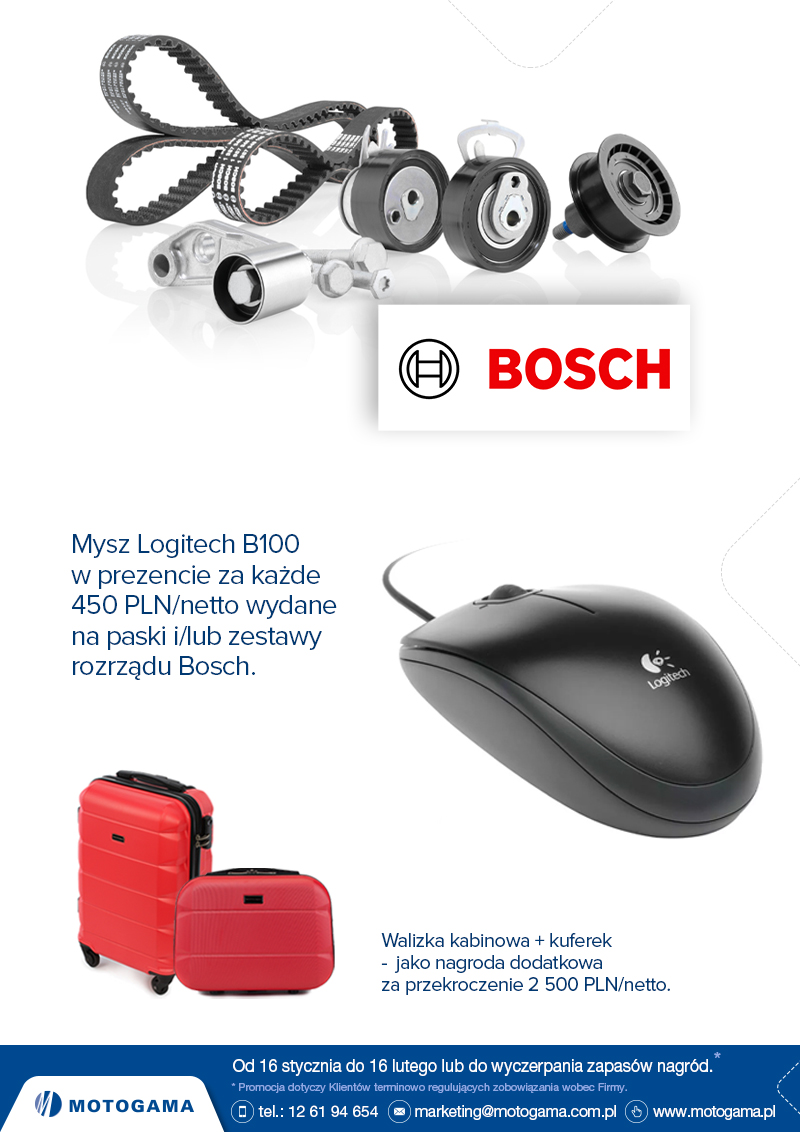 Bosch paski - zestawy rozrządu - z nagrodą!